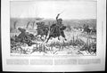 Original Old Antique Print Prince Rupert At Edgehill Stanley Berkley 1887 19th
