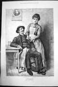 Old Antique Print Converting A Radical W Rainey Flower In Buttonhole 1889 19th
