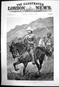 Antique Print Gen Sir William Lockhart Commander In Chief Indian Army 1897 19th