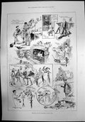 Old Preparing For The Pantomime At Drury Lane Horse British Lion 1898 Victorian