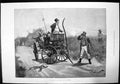 Antique Old Print On The Way To The Poll Gl Seymour Horse Carriage Road 1892