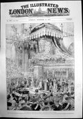 Antique Print Crowning Queen Holland Wilhelmina Majesty Oath Amsterdam 1898