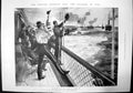 Old Print Spanish American War Invasion Cuba Troop-Ships Egmont Key 1898 19th