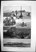 Antique Print British South Africa Company Expedition Mashonland Tuli 1891 19th