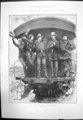 Old Spanish American War 71St United States Regiment Train Front 1898