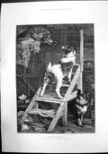 Old Come Up You Coward Charles Duchene Salon Champ Elysees Paris 1895 Victorian