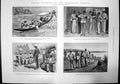 Antique Old Print British Interests Venezuelan Frontier Guiana GConvicts 1895