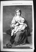 Old Mary With The Child Jesus By Murillo In The Dresden Gallery 1866 Victorian