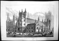 Antique Print The Proposed Restorations Westminster Hall London Sketch 1884