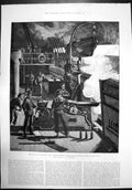Old Situation Souakim Hms Albacore Shelling Osman Dignas Forces 1884 Victorian