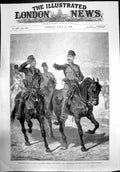 Old Print Brigadier-General Sir Herbert Kitchener Egypt Army Dongola 1896 19th