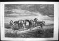 Old Print Loading Sand-Pas De Calais Threatening Weather By R Beavis 1868 19th