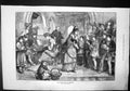 Old Print The Village Choir At Rehearsal By Mw Ridley Piano Singing 1871 19th
