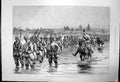 Original Old Antique Print Troops At Chin Frontier Campaign In Burmah 1889 19th