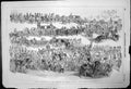 Original Old Antique Print Grand Procession Empress Austria Into Vienna 1854