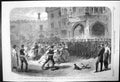 Antique Print The War;Peasants Dancing For Prince Prussia At Eisgrubmoravia