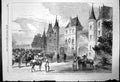 Old Print King Prussia And Emperor Napolean At Chateau Bellevue Sedan 18 19th