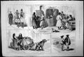 Antique Print Bohemian Gypsiesmilksellerroadside Innwedding In Saxony 1875 19th