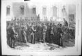 Old Prussian Regiment Landwehr Mustering Theater Platz Dresden 1866Victorian