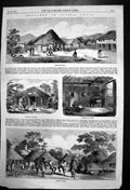 Old Waterloo Marketkitchennatives In Sherbo Village Sierra Leone 1856 Victorian