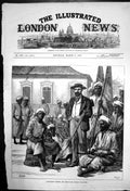 Old Antique Print Lieutenant Cameron And Some His African Followers 1876 19th