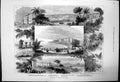 Old Antique Print Straphaelnear Cannes Grand Hotelbeachcollegearena 1883 19th