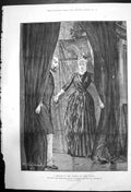 Antique Old Print Phyllis The Sierras By Bret Harte Drawn By Rcwoodville 1887