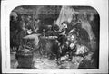 Original Old Antique Print Last Parting Marie Antoinette & Son Em Ward 1856