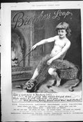 Original Old Antique Print Advert For Brooke'S Soap HousehCleaner 1892 19th