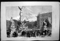 Antique Old Print Military Truimph Berlin Sedan Trophy At Potsdam Gate 1871