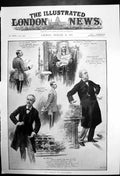 Antique Old Print Opening Parliament Lord Milton Col Lockwood W Harcourt 1898