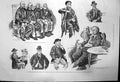 Antique Old Print Stocking Makers Leicester At Stockingframe Fesitival 1889