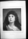 Old Print Herodias After G Max Berlin Photographic Company Portrait 1894 19th