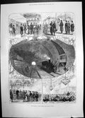 Old Prince Wales Opening Mersey Tunnel 1886 Lancashire Train Station Victorian