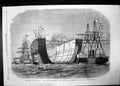Old Bermuda Floating Dock Sheerness To Downs Black Deep Channel 1869 Victorian