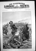 Antique Print Hemming In Boers Armoured Train Burghers Railway 1902 Horses 20th