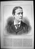 Antique Print Right Hon Earl Roseberry Secretary State Foreign Affairs 1886