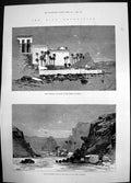 Old Nile Expedition Lord Wolseley Temple Phile Yacht Catarct Boats 18 Victorian