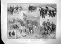 Old Print Armies World War One Japan 1902 Officer Infantry Siege Cavalry 20th
