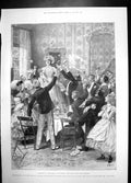 Old Print Trelawny The Wells Pineros New Play Court Theatre 1898 Friends 19th