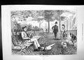 Antique Print Chill October Rotten Row 1871 Police Woman Baby Dog Girl Man 19th