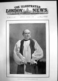 Old Antique Print Late Most Rev Thomson Archbishop York 1891 Man Minister 19th