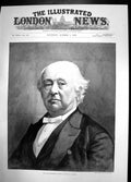 Antique Old Print Late Professor Jowett Master Balliol 1893 Man Portrait Suit