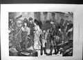 Antique Old Print Going North Travellers With Luggage Dunblane Station 1871