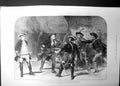 Old Antique Print Scott Centenary Scene Rob Roy Atre Royal Edinburgh 1871 19th