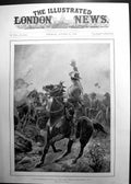 Old Antique Print Performance C I V Battery Engaged Outside Pretoria 1900 20th