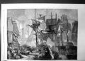 Original Old Antique Print Death Nelson Jmw Turner National Gallery 1863 19th