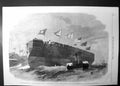 Old Launch H M Screw Steamship Minotaur Thames Ship Co Bkackwall 1863 Victorian