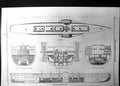 Original Old Antique Print Plan Great Eastern Steamship 1857 19th