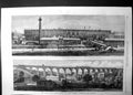 Antique Old Print Paris International Exhibition Chapel Milton Viaduct 1867